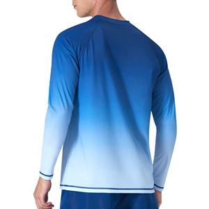 Latest Design Men Rash Guards Breathable Spandex/Polyester Full Sleeve Custom Colors Adult Size OEM Service - Product Image 5