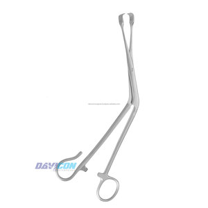 Forceps Tonsilaires Tivnen 3x3 Dents Angulées 20cm Instrument Chirurgical ORL en Acier Inoxydable pour Maintien et Préhension des Ganglions Tonsilaires - Product Image 3