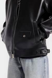 Chaqueta de Cuero para Mujer, Servicio de Dropshipping, Tallas OEM, Chaqueta de Cuero para Hombre Disponible en Todas las Tallas - Product Image 4