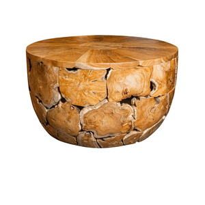 Mesa de Centro Artesanal ARTERRA Premium de Raíz de Teca Rústica, Madera Natural Ecológica y Duradera para Sala de Estar y Hogar - Product Image 1