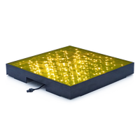 Vidrio Templado 3D para pista de baile estrellada, espejo LED de estrella, baldosa de baile para boda, evento, espectáculo, alquiler