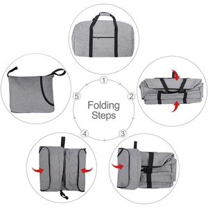 กระเป๋าเดินทางแบบดัฟเฟิลประสิทธิภาพสูง สำหรับออกกำลังกาย กีฬา กันน้ำ ทนทาน ใช้ได้ทั้งวันหยุดสุดสัปดาห์และค้างคืน - Product Image 6