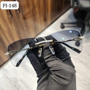 Rectángulo personalizado formas Moissanite diamante gafas de sol de lujo última moda estilo Hip Hop directo de proveedores indios - Product Image 1