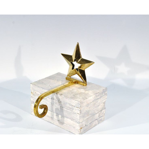 Soporte Minimalista de Metal Negro para Calcetines de Navidad, Gancho de Hierro Forjado para Chimenea o Repisa, para Decoración Navideña - Product Image 4