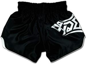 Shorts de Muay Thai de tela satinada ligera, logotipo personalizado, transpirables, para entrenamiento en el gimnasio, cintura elástica, ropa deportiva para hombres y mujeres - Product Image 2