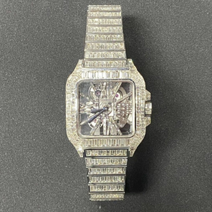 นาฬิกาโมอิสซาไนต์แบบ unisex ขายดีที่สุด ประดับเพชรคุณภาพสูงไร้สี พร้อมฟังก์ชั่นวันที่อัตโนมัติ ราคาขายส่ง - Product Image 6