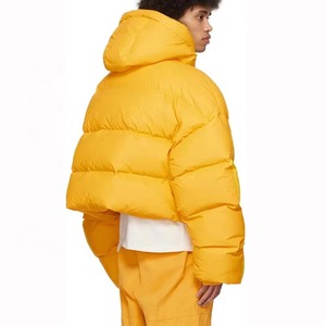 Veste coupe-vent matelassée décontractée pour homme, élégante et personnalisée, col montant, fermeture éclair sur le devant, logo, haute qualité, respirante - Product Image 4