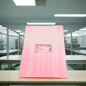 Bolsas de Polietileno de Baja Densidad (LDPE) Rosas Antiestáticas con Cierre Hermético para Empaque y Almacenamiento de Componentes Electrónicos Multiusos - Product Image 1