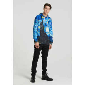 Sweat-shirts à capuche sportifs pour hommes, style imprimé personnalisé, hiver, haute qualité, 100% coton, 450g, tricotés, surdimensionnés, OEM, respirants - Product Image 2