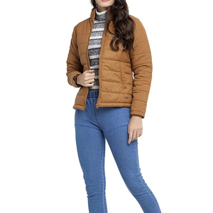 Women's Lightweight Winter Warm Breathable Puffer Jacket Cotton Filled Thick Puffer with Hood Bubble Design Woven Jacket Clothes - Product Image 1