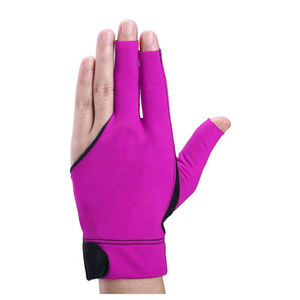 Durable Nylon Snooker Gloves 3 Finger Anti Slip Pool Cue Glove for Precision Play Professional Nylon - Product Image 4