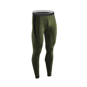 Nouveauté : T-shirt de compression pour homme, en Spandex/Polyester, séchage rapide, manches longues, col rond, pour fitness et musculation, performance optimale - Product Image 2