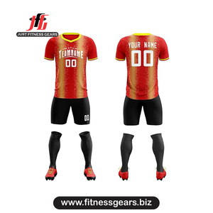 ชุดเสื้อเจอร์ซีย์แบบกำหนดเองของ Just Fitness Gears มีหลายสีให้เลือก สำหรับผู้ใหญ่ทั้งชายและหญิง ระบายเหงื่อได้ดี พิมพ์ลายแบบ Sublimated เอวยางยืด - Product Image 3