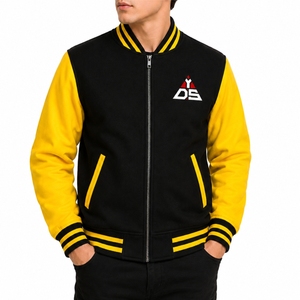 Custom Men Varsity <b>Jacket</b> Contrast Modern Casual Streetwear Style Comfortable Everyday Wear Quality Outerwear Fashion <b>Jacket</b> - Product Image 1