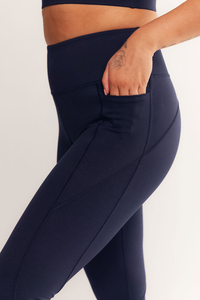Leggings de yoga taille haute sans couture pour femme, couleur unie, extensibles, séchage rapide, respirants, écologiques, en polyamide, pour entraînement et gym - Product Image 3
