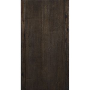 Tavolo da Pranzo in Legno Stile Tradizionale con Prolunga Separata, Base a Doppio Piedistallo, Finitura Marrone Rustico Spazzolato - Product Image 6