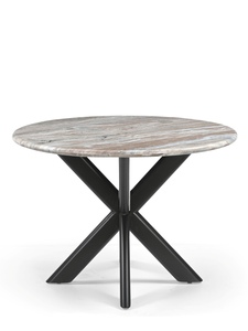 Marble Top Round <b>Dining</b> <b>Table</b> Folding Leg - Product Image 6