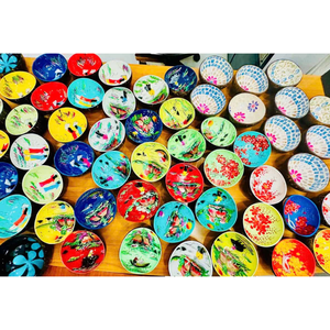 Grand bol en bois sculpté à la main, bol en noix de coco, vente chaude, bon prix - Product Image 5