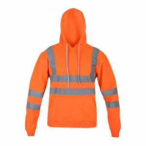 Sudadera de Seguridad Reflectante de Alta Visibilidad para Hombre, con Franjas Reflectantes, Precio de Fábrica OEM Personalizado - Product Image 1