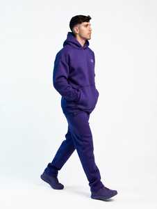 ONETEN APPAREL Sudadera con Capucha Morada para Hombre, Talla Grande, con Logotipo de Letras - Product Image 2