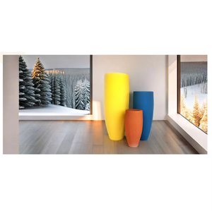 Vente en gros FRP matériel classique fleurs artificielles meilleure offre intérieur/extérieur jardinière décorative jardins dernière maison pot de fleur - Product Image 6