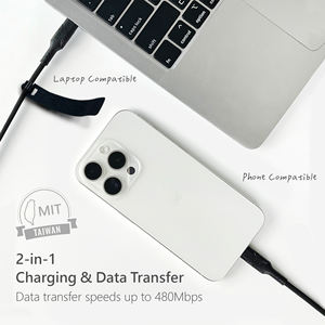 สายชาร์จ USB C แบบถักไนลอน/พีวีซี คุณภาพพรีเมียม สำหรับโทรศัพท์มือถือแอนดรอยด์ พาวเวอร์แบงค์ รองรับการชาร์จและซิงค์ข้อมูล ได้รับการรับรองมาตรฐาน RoHS/REACH ชุบดีบุก - Product Image 4