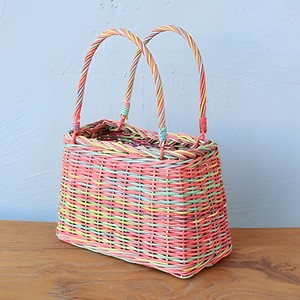 Hand-weave rattan <b>easter</b> basket <b>bag</b> decorative storage container highest quality colored <b>bags</b> - Product Image 4