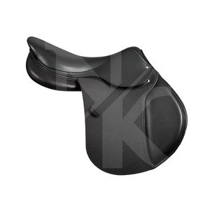 Silla de montar profesional de cuero vacuno de primera calidad para competición y entrenamiento ecuestre, productos de carreras de caballos ingleses de la India. - Product Image 2