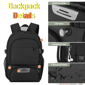 Basketball <b>Backpack</b> Large Capacity Ball Holder & Shoe Compartment for Travel & <b>Training</b> Football Bag - Product Image 3