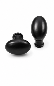 Black Iron Oval Modern Cabinet Knob Matte <b>Door</b> <b>Handle</b> Furniture <b>Pull</b> for Living Room Wardrobe Drawer Cupboard - Product Image 1