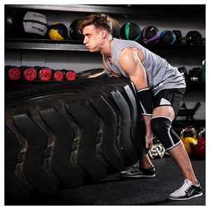 Adjustable Compression <b>Knee</b> <b>Sleeve</b> Flexible Breathable Professional Protection Neoprene Cotton Made Pakistan Lightweight - Product Image 5