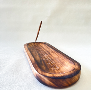 Bakhoor Bosidin- Mini quemador de incienso Oud de madera Diseño de mapa de Arabia Saudita con 10PCs 1,3mm Oud Sticks - Product Image 4
