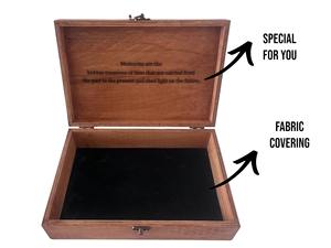 Caja de Madera de Nogal de Lujo con Grabado Láser Personalizado, Caja de Madera Oscura con Grabado Láser, Caja para Joyas, Caja de Almacenamiento, Estuche Ejecutivo al por Mayor - Product Image 6