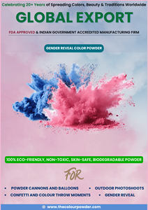 สมุนไพรวีแกนออร์แกนิกกันน้ำย่อยสลายได้ตามธรรมชาติผงสีปลอดสารพิษสำหรับเปิดเผยเพศวันขอบคุณพระเจ้า - Product Image 2