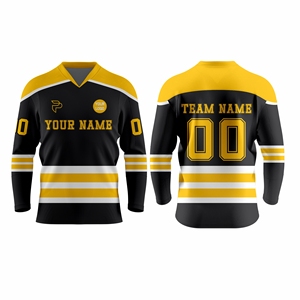 Elite Hockey Team Jersey Custom Printed Ice Hockey Sports Shirt Quick Dry Athletic Uniform Supplier - Product Image 1