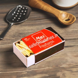 High Quality 240-Stick Bulk Kitchen Safety <b>Matches</b> 118*65*20mm Customized Packaging Colourful <b>Match</b> Heads Custom Logo Printing - Product Image 1