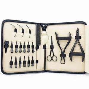 Kit de Herramientas para Extensiones de Cabello con Aguja de Bucle, Tijeras, Clips y Alicates Abridores de Micro Anillos para Uso Profesional, Precio de Fábrica OEM - Product Image 3