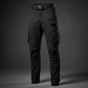 men techwear pants with utility pockets for daily <b>storage</b> mens techwear pants with breathable design for comfort men - Product Image 1