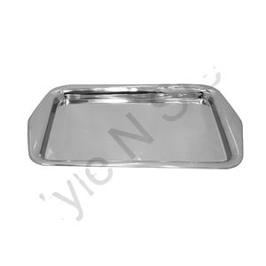 Plateau rectangulaire en acier inoxydable Plaque épaississante Plaque en acier inoxydable Plateau rectangulaire pour ustensiles de cuisine - Product Image 1