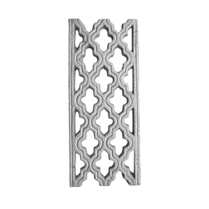 Panel de barandilla de aluminio con entramado arabescado, inserto de hierro fundido para valla, barandilla de escalera de lujo para villa, parrilla de terraza, exportación - Product Image 2