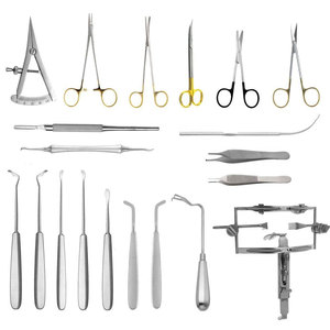 Kit Completo de Instrumentos de Cirugía Plástica, Kit Quirúrgico Médico de Acero Inoxidable, Herramientas Reutilizables para Uso en Clínicas Cosméticas y Hospitales - Product Image 1