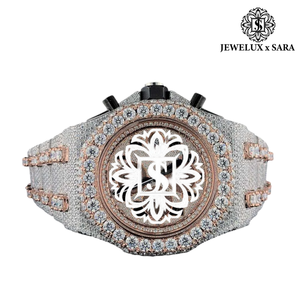 Reloj de Lujo con Diamantes Moissanite Estilo Hip Hop para Hombre, Ideal para Uso Diario, Discotecas y Estilo de Celebridad - Product Image 1