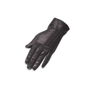 Gants en cuir tactiles pour la conduite, longueur poignet, à doigts entiers, pour l'hiver, offrant une chaleur optimale, fabrication soignée, en promotion - Product Image 5