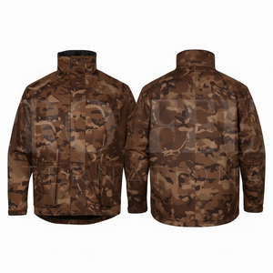 Heavy Duty Protection Outdoor Amour <b>Camo</b> Utility Workwear <b>Jacket</b> Front Large Pockets Durable Fabric OEM ODM Winter <b>Jackets</b> - Product Image 4