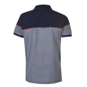 ออกแบบเองได้ ขายส่ง ราคาถูกมาก เสื้อกอล์ฟผ้าฝ้าย 100% สำหรับผู้ชาย รับผลิตเสื้อยืดลายสก็อตแขนสั้นแบบ OEM - Product Image 5