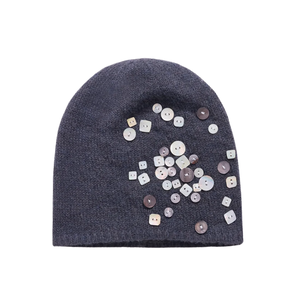 Bonnet en tricot personnalisé de qualité supérieure, en acrylique jacquard, avec impression graphique en strass, sublimation, vente en gros d'usine - Product Image 4