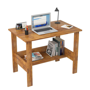 Bureau d'ordinateur moderne en bois avec étagère, table d'étude pour ordinateur portable, poste de travail à domicile, bureau d'écriture, mobilier d'étude pour étudiants - Product Image 5