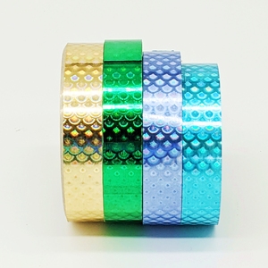 Multi-Purpose Holographic Washi Prism Tape Bulk Decorative Rainbow Effect Tape for DIY Crafts Stationery Packaging & Decoration - Product Image 4