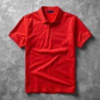 Kaos Golf Pria Lengan Pendek Kasual Bahan Rajut Polyester Katun Anti Kusut Bermotif Bordir dengan Saku dan Resleting, Nyaman dan Bernapas