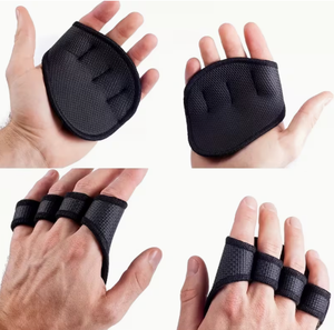 PROFIT SPORTS Protège-paume réglable en cuir de vachette antidérapant avec support pour les doigts pour hommes, idéal pour la musculation et le soutien du poignet - Product Image 1